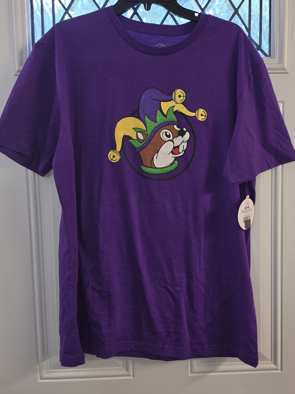 Bucess Mens Purple Jester Graphic Tee